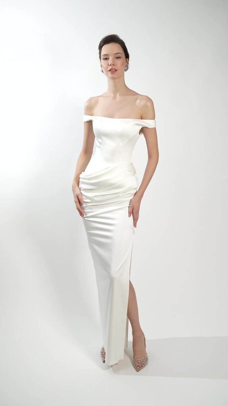 Весільна сукня Кайра з корсетом та спідницею-олівцем