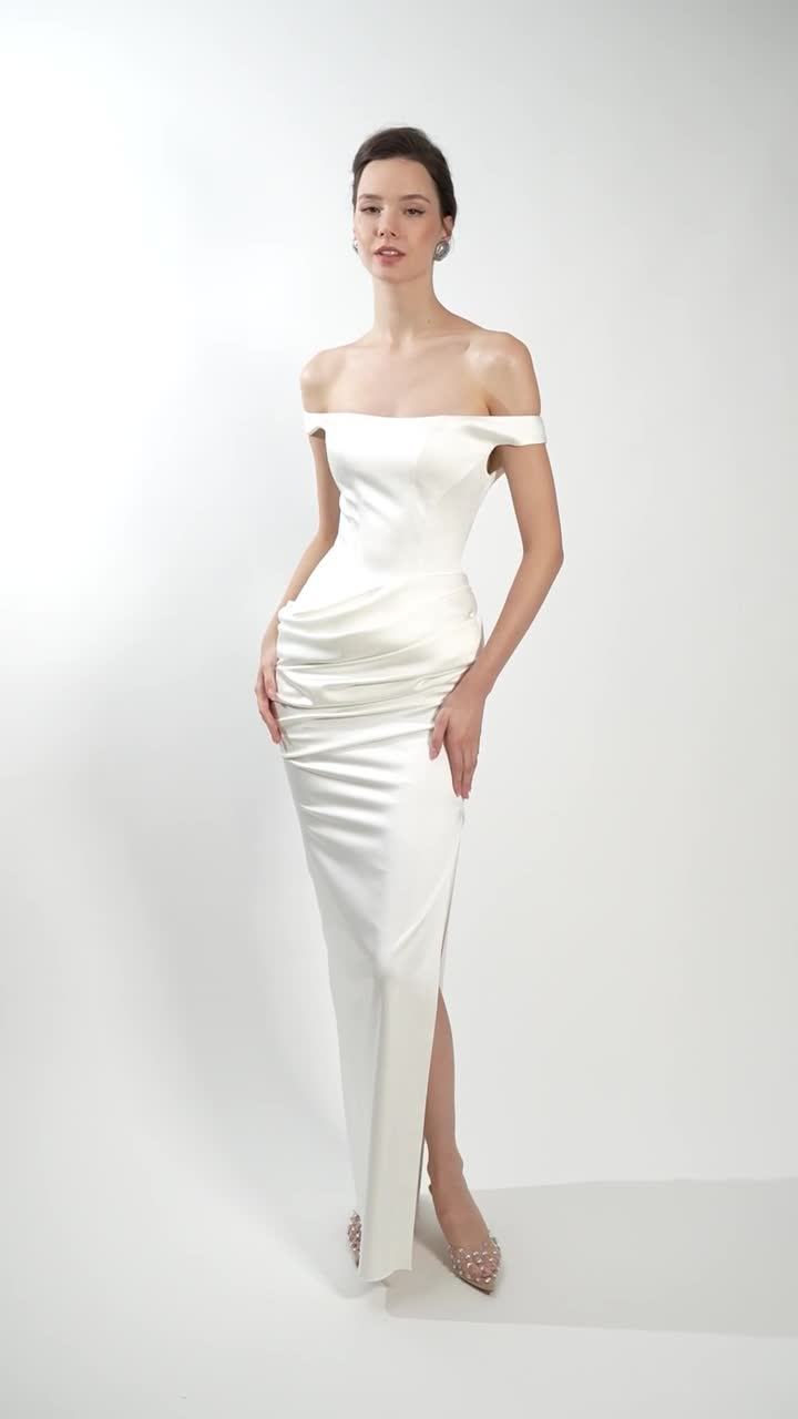 Весільна сукня Кайра з корсетом та спідницею-олівцем